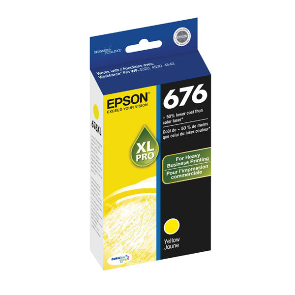 Epson 676XL Yellow Ink Cart 1,200 pages Yellow(C13T676492) - 1