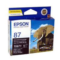Epson 87 - UltraChrome Hi-Gloss2 - Photo Black Ink Cartridge 5,630 pages(C13T087190) - 1