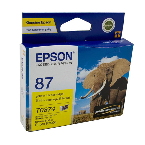 Epson T0874 Yellow Ink 915 pages Yellow(C13T087490) - 1