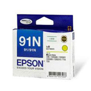 Epson 91N Yellow Ink Cart 215 pages Yellow(C13T107492) - 1