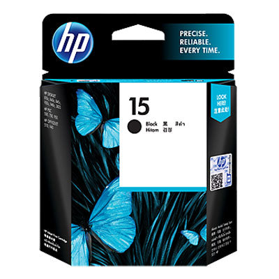 HP #15 Black Ink Cartridge C6615DA 500 pages(C6615DA) - 1