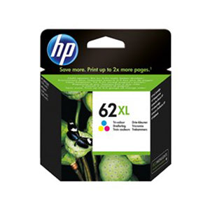 HP #62XL Tri Colour Ink Cartridge C2P07AA 415 pages(C2P07AA) - 1