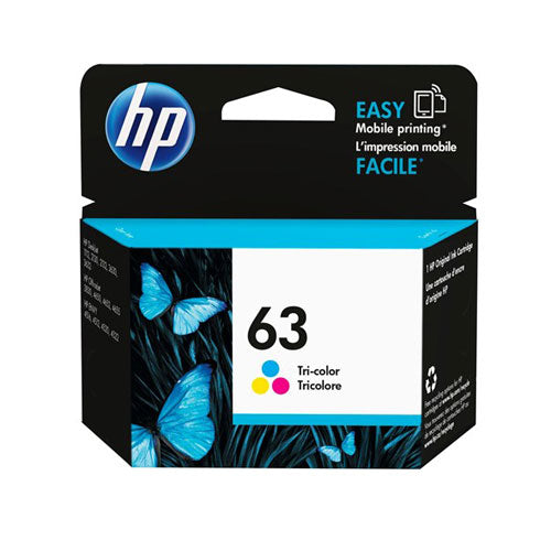 HP #63 Tri Colour Ink Cartridge 165 pages (F6U61AA)(F6U61AA) - 1