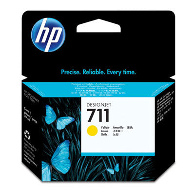HP 711 29-ml Yellow Ink Cartridge CZ132A(CZ132A) - 1