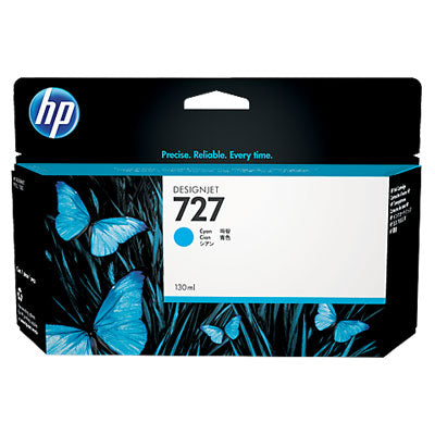 HP 727 130-ml Cyan Designjet Ink Cartridge B3P19A(B3P19A) - 1