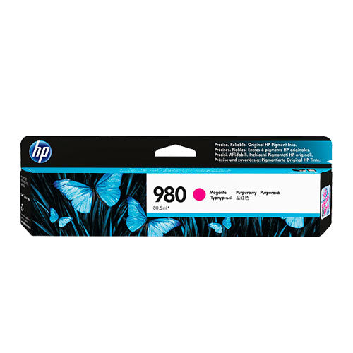 HP #980 Magenta Ink Cartridge D8J08A 6,600 pages(D8J08A) - 1