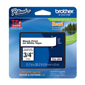 Brother TZe241 Labelling Tape 8 metres Labelling Tape(TZe-241) - 1