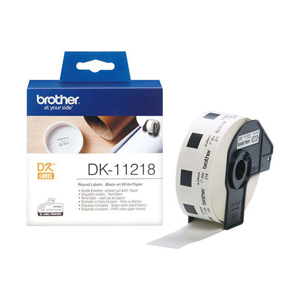 Brother DK11218 White Label 1000 per roll Misc Consumables(DK-11218) - 1
