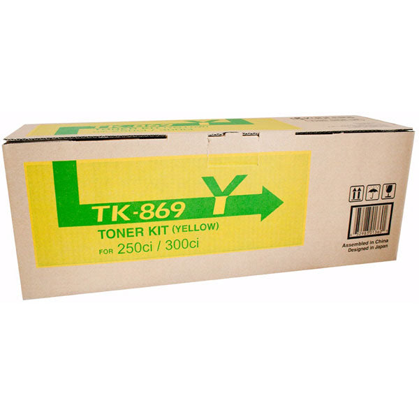 Kyocera TK869Y Yellow Toner 12,000 pages Yellow(TK-869Y) - 1