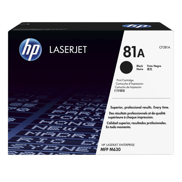 HP #81A Black Toner CF281A 10,500 pages(CF281A) - 1