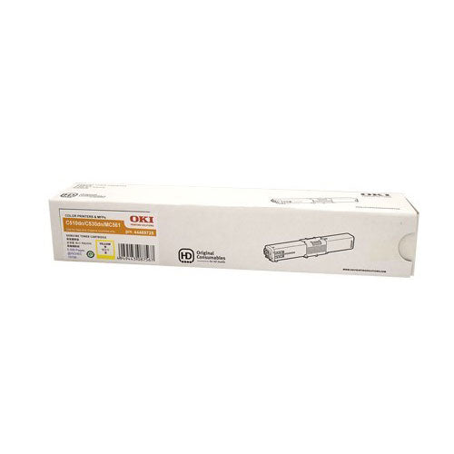 Oki C510dn Yellow Toner Cart 5,000 pages Yellow(44469725) - 1