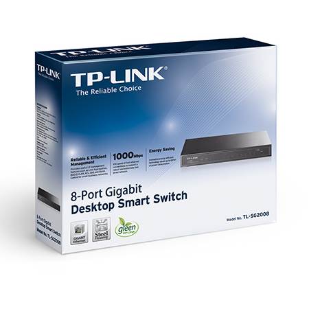 TP-Link TL-SG2008 8-Port Gigabit Smart Switch(TL-SG2008) - 4