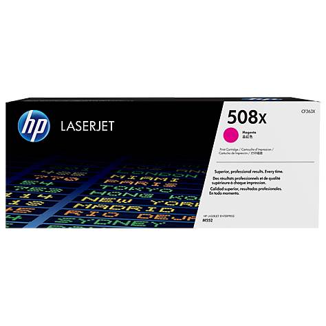 HP 508X High Yield Magenta Original LaserJet Toner Cartridge (CF363X)(CF363X) - 1