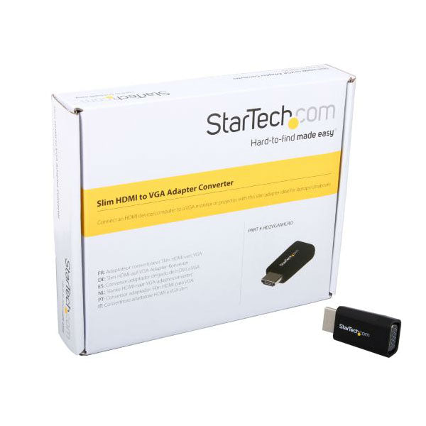 StarTech Compact HDMI to VGA Adapter Converter(HD2VGAMICRO) - 5