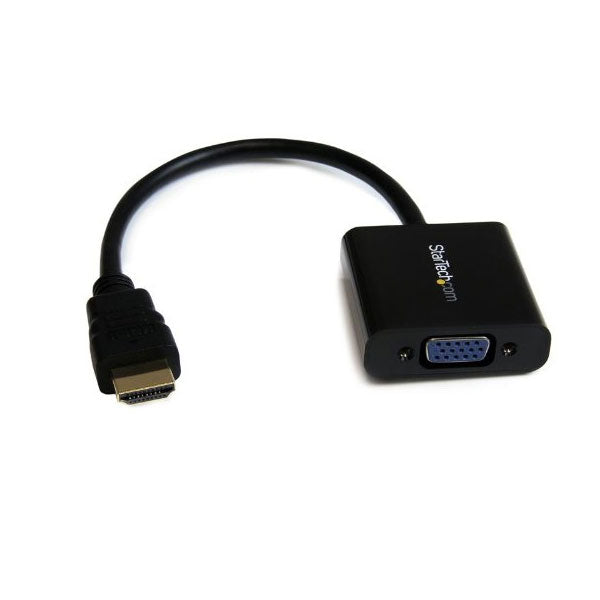 StarTech 24.5cm HDMI to VGA Male-Female Adapter Cable(HD2VGAE2) - 1