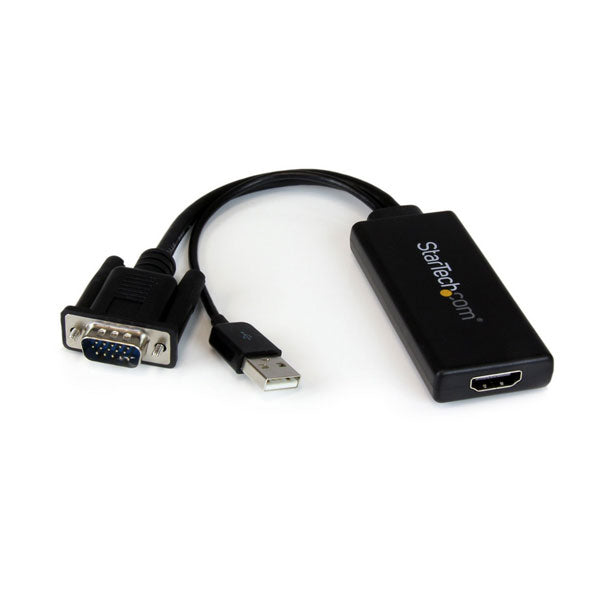 StarTech VGA to HDMI Adapter w/ USB Power & Audio(VGA2HDU) - 1