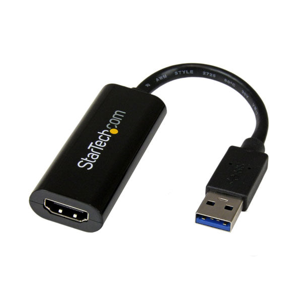 StarTech Slim USB 3.0 to HDMI Adapter - Monitor External Graphics Card(USB32HDES) - 1