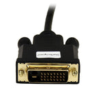 StarTech 1.8m Mini DisplayPort to DVI Adapter Cable - Mini DP to DVI-D(MDP2DVIMM6B) - 3