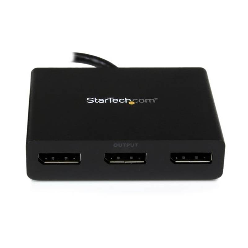 StarTech 3-Port Multi Monitor Adapter - DisplayPort MST Hub - Windows(MSTDP123DP) - 4