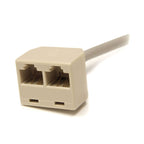 StarTech 2-to-1 RJ45 Splitter Cable Adapter - F/M(RJ45SPLITTER) - 2