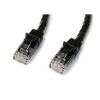 StarTech CAT6 Ethernet Cable 3m Black 650MHz 100W Snagless Patch Cord(N6PATC3MBK) - 1
