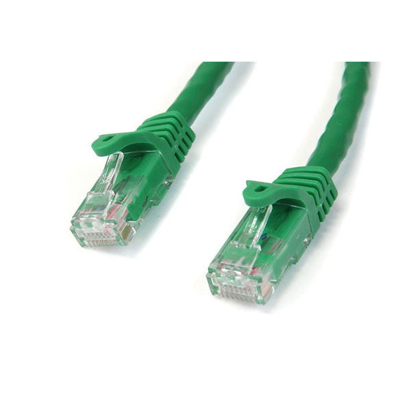 StarTech CAT6 Ethernet Cable 3m Green 650MHz 100W Snagless Patch Cord(N6PATC3MGN) - 1