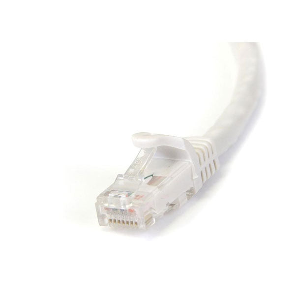 StarTech CAT6 Ethernet Cable 3m White 650MHz 100W Snagless Patch Cord(N6PATC3MWH) - 2