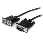 StarTech 3m Straight Through Serial Cable M/F BK(MXT1003MBK) - 1