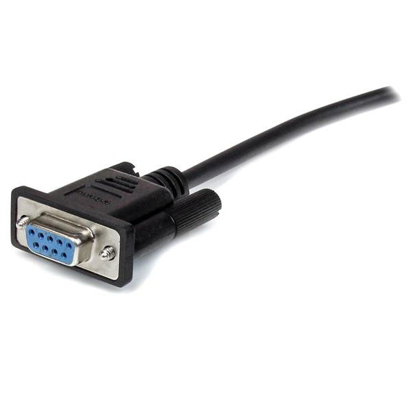 StarTech 3m Straight Through Serial Cable M/F BK(MXT1003MBK) - 2