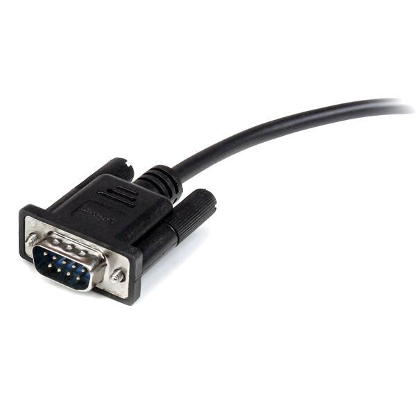 StarTech 3m Straight Through Serial Cable M/F BK(MXT1003MBK) - 3