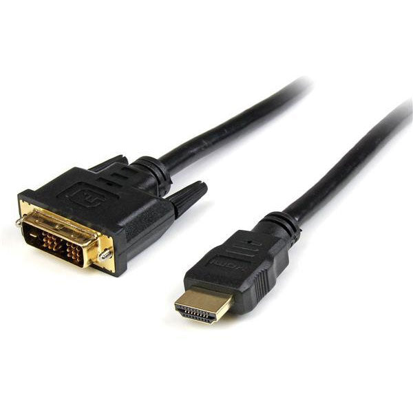 StarTech 2.0m HDMI to DVI-D Male-Male Cable(HDDVIMM2M) - 1
