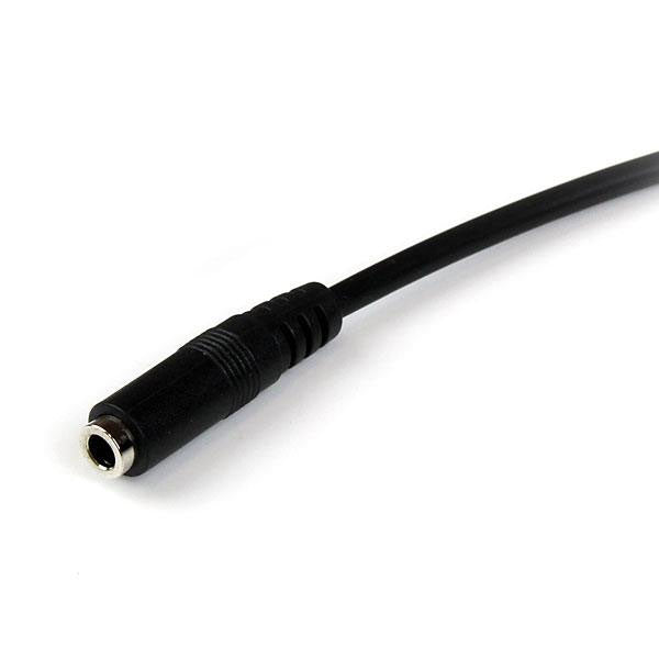StarTech 3.5mm 4 Position Headset Extension Cable(MUHSMF2M) - 3