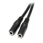 StarTech Slim Stereo Y Cable 3.5 to 2x 3.5mm(MUY1MFFS) - 2