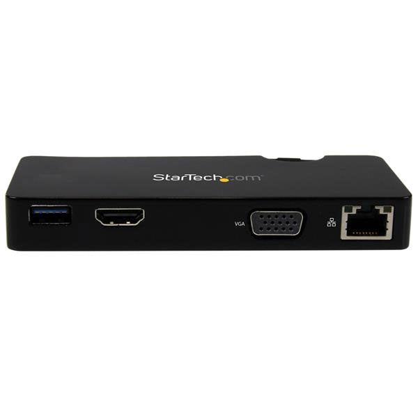 StarTech Travel Docking Station for Laptops - HDMI or VGA - USB 3.0(USB3SMDOCKHV) - 2
