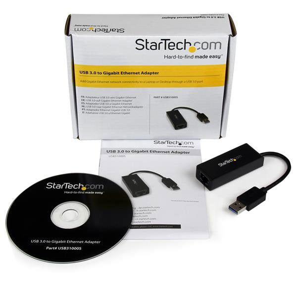 StarTech USB 3.0 to Gigabit Ethernet Adapter(USB31000S) - 4