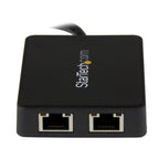 StarTech USB 3.0 Dual Port Gigabit Ethernet Adapter(USB32000SPT) - 2