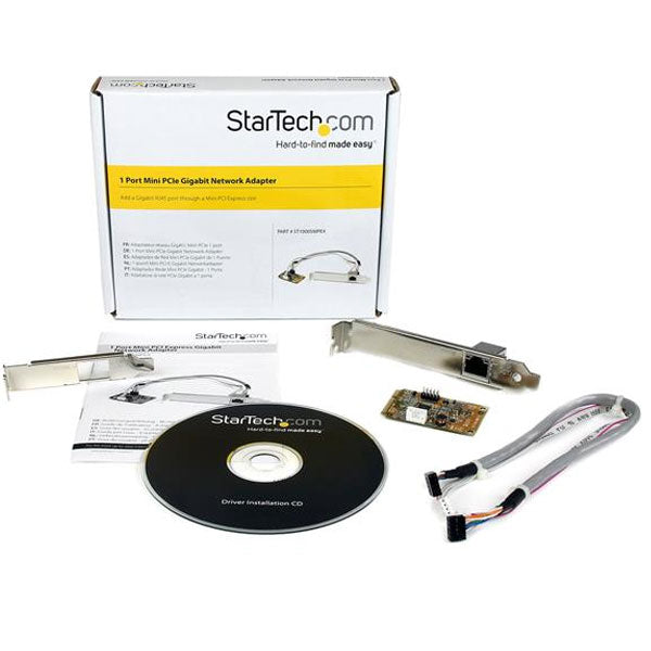 StarTech Mini PCIe Gigabit Network Adapter Card(ST1000SMPEX) - 5