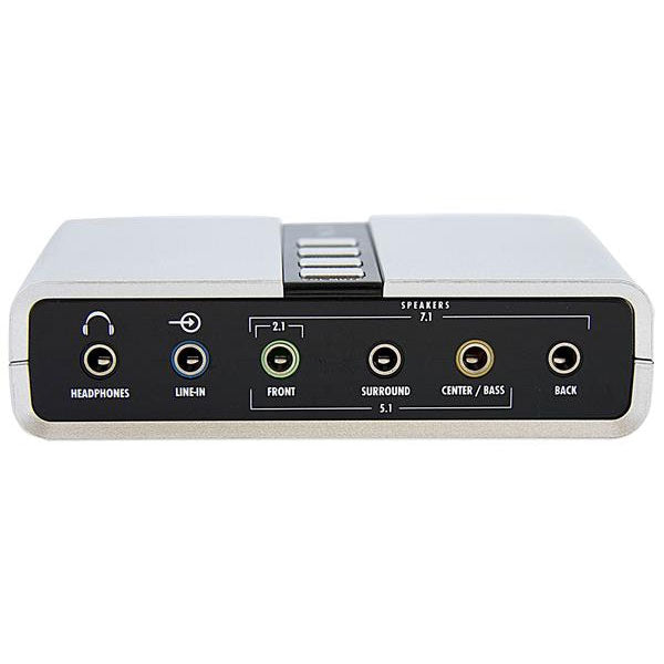 StarTech 7.1 USB Audio Adapter External Sound Card(ICUSBAUDIO7D) - 1