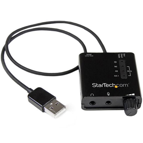 StarTech USB Sound Card Audio Adapter w/ SPDIF(ICUSBAUDIO2D) - 1