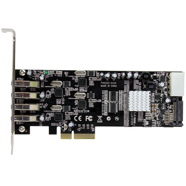 StarTech 4 Port PCIe USB 3.0 Card w/ 4 Channels(PEXUSB3S44V) - 1