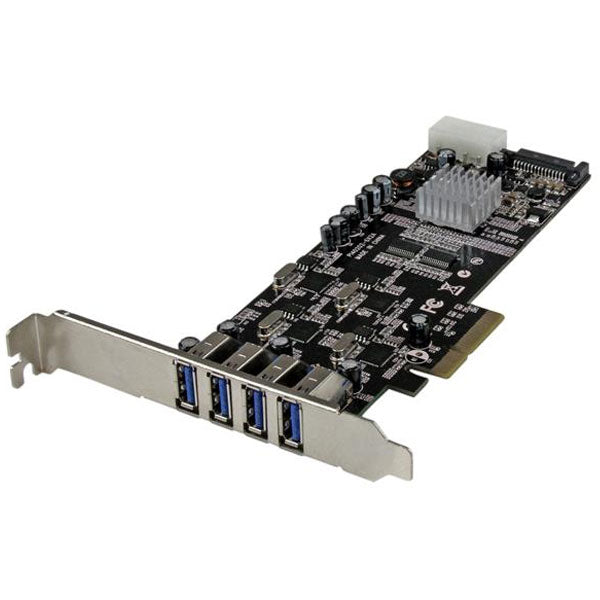StarTech 4 Port PCIe USB 3.0 Card w/ 4 Channels(PEXUSB3S44V) - 3