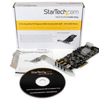 StarTech 4 Port PCIe USB 3.0 Card w/ 4 Channels(PEXUSB3S44V) - 5