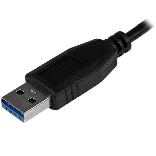 StarTech Portable 4 Port Mini USB 3.0 Hub - Black(ST4300MINU3B) - 4