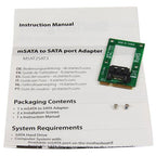 StarTech mSATA to SATA HDD/SSD Adapter Converter(MSAT2SAT3) - 3