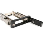 StarTech 5.25" Trayless Hot Swap Mobile Rack for 3.5" HDD(HSB100SATBK) - 4