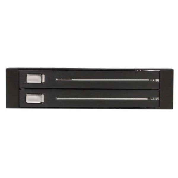 StarTech 3.5" Bay to 2x2.5" HDD Hot Swap Trayless SATA III Mobile Rack Backplane(HSB220SAT25B) - 1