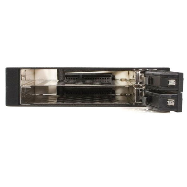 StarTech 3.5" Bay to 2x2.5" HDD Hot Swap Trayless SATA III Mobile Rack Backplane(HSB220SAT25B) - 3