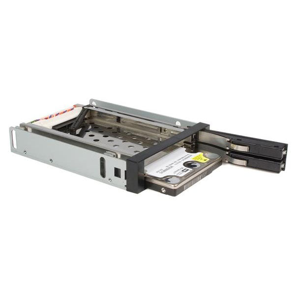 StarTech 3.5" Bay to 2x2.5" HDD Hot Swap Trayless SATA III Mobile Rack Backplane(HSB220SAT25B) - 4