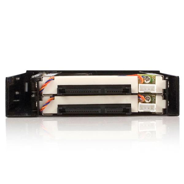 StarTech 3.5" Bay to 2x2.5" HDD Hot Swap Trayless SATA III Mobile Rack Backplane(HSB220SAT25B) - 6