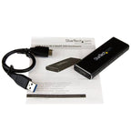StarTech External USB 3.0 SATA M.2 SSD Enclosure(SM2NGFFMBU33) - 4